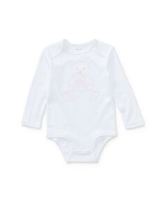Боди с вышивкой Polo Bear для девочек - для малышей Ralph Lauren