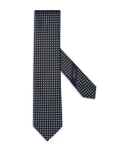 Шелковый галстук с цветочным мотивом Zegna