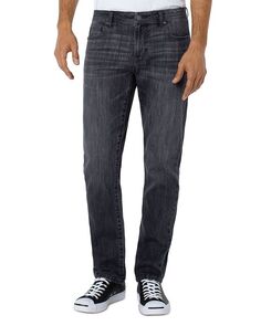 Узкие прямые серые джинсы Kingston Liverpool Los Angeles