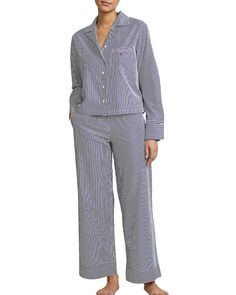 Полосатый пижамный комплект Bailey Polo Ralph Lauren