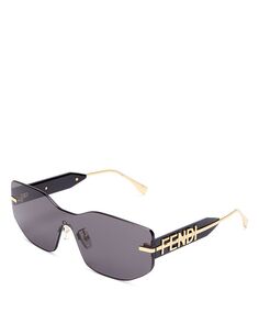 Солнцезащитные очки Fendigraphy прямоугольной формы, 140 мм Fendi