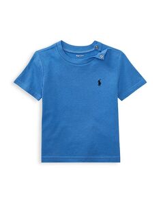 Хлопковая футболка с вышитым пони для мальчиков - для малышей Ralph Lauren