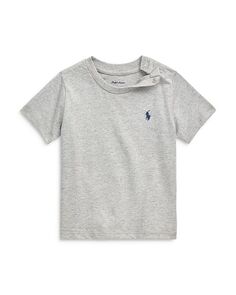 Хлопковая футболка с вышитым пони для мальчиков - для малышей Ralph Lauren