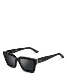 Прямоугольные солнцезащитные очки Meg, 51 мм Jimmy Choo