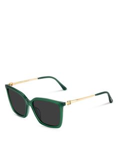 Солнцезащитные очки Totta прямоугольной формы, 56 мм Jimmy Choo