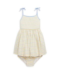Хлопковое платье-оксфорд и шаровары в полоску для девочек - для малышей Ralph Lauren