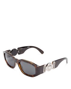 Квадратные солнцезащитные очки, 53 мм Versace