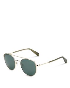 Круглые солнцезащитные очки-авиаторы, 51 мм rag &amp; bone