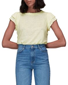 Льняная футболка с многоярусными рукавами Laura Whistles