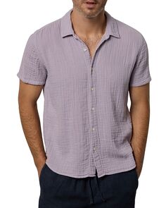 Christian02 Рубашка из хлопкового крепа на пуговицах Velvet by Graham &amp; Spencer, фиолетовый