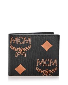 Маленький двойной бумажник MCM Aren Maxi Visetos MCM