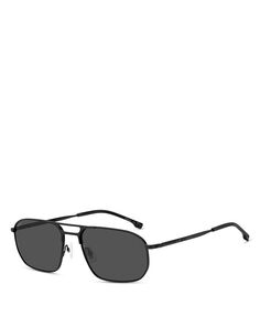 Солнцезащитные очки-авиаторы, 59 мм Hugo Boss