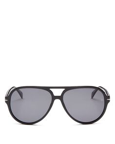 Поляризованные солнцезащитные очки-авиаторы, 60 мм David Beckham