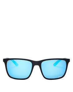 Солнцезащитные очки поляризованной квадратной формы, 58 мм Ray-Ban