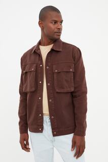 Куртка TRENDYOL MAN, коричневый