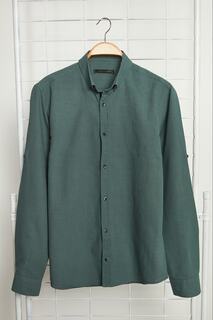 Рубашка TRENDYOL MAN, зеленый