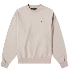 Acne Studios Fiah Fade Face Crew Sweat, dusty beige