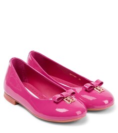 Лакированные балетки Dolce&amp;Gabbana, розовый