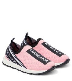 Сетчатые кроссовки Sorrento Dolce&amp;Gabbana, розовый