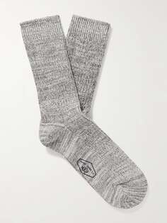 Вязаные носки NUDIE JEANS, серый