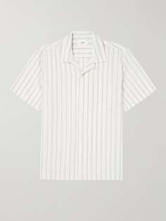 Рубашка из лиоцелла TENCEL в полоску с трансформируемым воротником Michael Mr P., белый