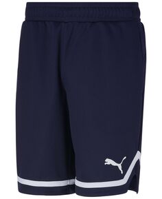 Мужские баскетбольные шорты rtg regular fit из влагоотводящей сетки 10 дюймов Puma, синий