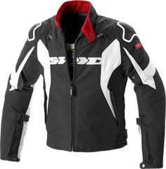 Spidi Sport Warrior H2Out Текстильная куртка мотоцикла, черный/белый