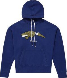 Худи Palm Angels Croco Hoodie &apos;Navy Blue/Green&apos;, синий