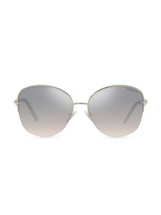 Солнцезащитные очки-подушки Tiffany HardWear 58 мм Tiffany &amp; Co., золотой