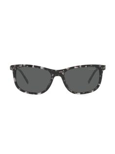 Прямоугольные солнцезащитные очки 54 мм Prada, серый