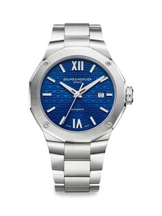 Часы-браслет Riviera 10620 из нержавеющей стали Baume &amp; Mercier, серебряный