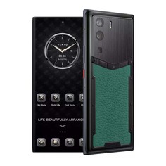 Смартфон Vertu Metavertu Calfskin 18Гб/1Тб, 2 Nano-SIM, черный/зеленый
