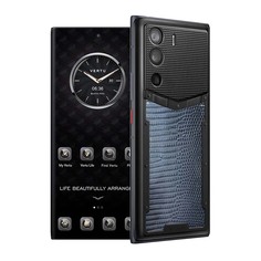 Смартфон Vertu Metavertu Lizard Skin 12Гб/512Гб, 2 Nano-SIM, черный/синий