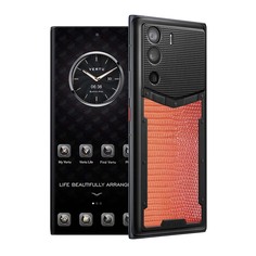 Смартфон Vertu Metavertu Lizard Skin 12Гб/512Гб, 2 Nano-SIM, черный/оранжевый