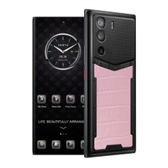 Смартфон Vertu Metavertu Alligator 12Гб/512Гб, 2 Nano-SIM, черный/розовый