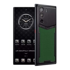 Смартфон Vertu Metavertu Alligator 18Гб/1Тб, 2 Nano-SIM, черный/зеленый