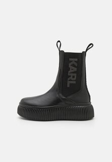 Ботильоны на платформе KARL LAGERFELD, черный