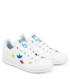 Кроссовки Stan Smith из искусственной кожи Adidas Originals, белый