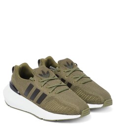 Кроссовки Swift Run 22 Adidas Originals, зеленый