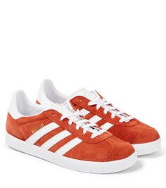Замшевые кроссовки &quot;Газель&quot; Adidas Originals, оранжевый