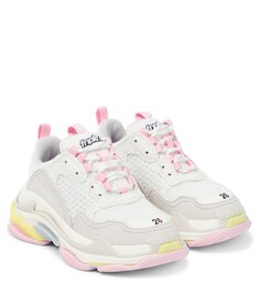 Кроссовки Triple S Balenciaga Kids, разноцветный