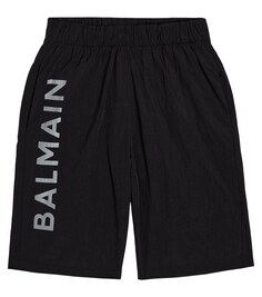 Плавки с логотипом Balmain, черный