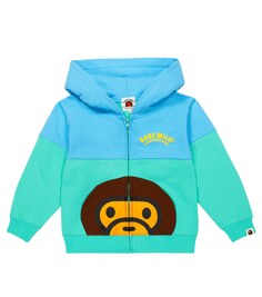 Худи Baby Milo из хлопкового джерси BAPE, разноцветный