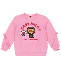 Толстовка Baby Milo из хлопка BAPE, розовый