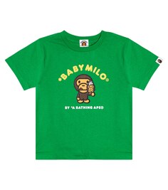 Футболка Baby Milo из хлопкового джерси BAPE, зеленый