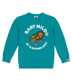 Толстовка Baby Milo из хлопкового джерси BAPE, разноцветный