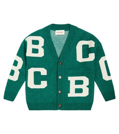 Жаккардовый кардиган с логотипом BC Bobo Choses, зеленый