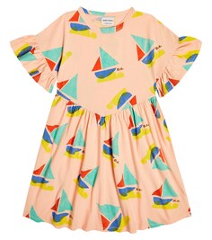 Платье из хлопка с принтом Bobo Choses, разноцветный