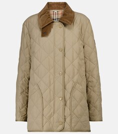 Стеганая куртка BURBERRY, бежевый