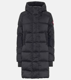 Стеганое пуховое пальто Alliston CANADA GOOSE, черный